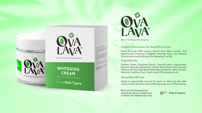 Ova lava whitening cream for sensitive area - Image 2