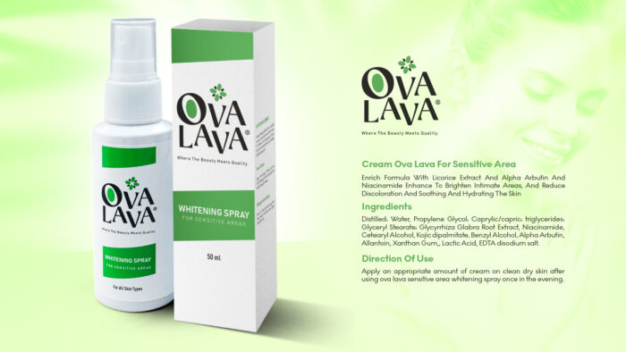 Ova lava whitening spray for sensitive areas - Image 2
